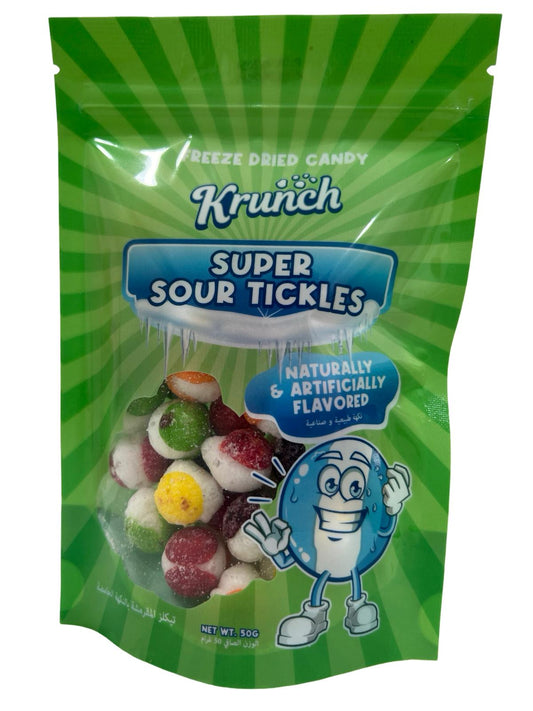 Super Sour Tickles, Freeze dried sour skittles, freeze dried candy bahrain, kuwait, oman, qatar, saudi, dubai